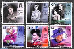 Gibraltar 2021 Queen Elizabeth 95th Birthday 6v, Mint NH, History - Kings & Queens (Royalty) - Royalties, Royals