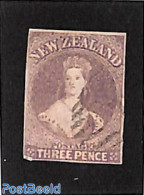 New Zealand 1862 3d, WM Star, Used, Used Stamps - Gebraucht