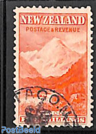 New Zealand 1899 5sh Without WM, Perf. 11.5, Fiscally Used, Used Stamps - Usados