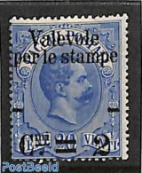 Italy 1890 2c On 20c, Stamp Out Of Set, Mint NH - Autres & Non Classés