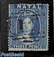 Natal 1859 3d, Perf. 15.5, Without WM, Used, Used Stamps - Natal (1857-1909)