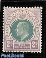 Natal 1902 2sh, WM Crown-CA, Stamp Out Of Set, Unused (hinged) - Natal (1857-1909)