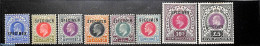 Natal 1902 Lot With 8 SPECIMEN Stamps, Unused (hinged) - Natal (1857-1909)