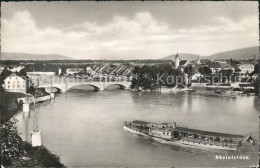 11667611 Rheinfelden AG Rheinpartie Bruecke Faehrschiff Rheinfelden - Other & Unclassified