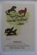 Chromo Image De Collection Tunisie - Animaux Caractéristiques - Chevaux Mulets Moutons - Altri & Non Classificati
