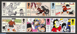 Great Britain 2021 Dennis & Gnasher 6v (2x [::]), Mint NH, Art - Comics (except Disney) - Other & Unclassified