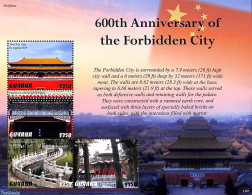 Guyana 2021 600 Years Forbidden City 4v M/s, Mint NH - Guyana (1966-...)