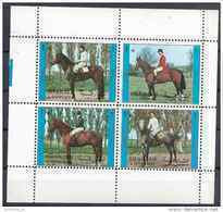 1972 SHARJAH Michel 1296-99** Chevaux - Sharjah