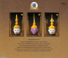 Thailand 2013 Khon Masks S/s, Imperforated, Mint NH, Various - Folklore - Thaïlande