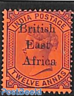 Kenia 1895 12a, Victoria, Stamp Out Of Set, Unused (hinged) - Otros & Sin Clasificación