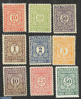 Yugoslavia 1921 Postage Due 9v, Perf. 10.5, Unused (hinged) - Autres & Non Classés