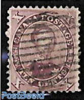 Canada 1859 10c, Dark Violet, Prince Albert, Used, Used Stamps, History - Kings & Queens (Royalty) - Oblitérés