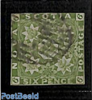 Canada 1851 Nova Scotia, 6d, Used, Used Stamps - Gebruikt