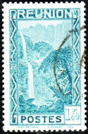 Réunion Obl. N° 171 - Réunion. Vue. Bras Des Demoiselles Le 1f40 Bleu-vert - Gebraucht