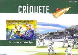 Sao Tome/Principe 2015 Cricket S/s, Mint NH, Sport - Cricket - Cricket