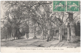 CPA DE BOISSY-SAINT-LÉGER  (VAL DE MARNE)  ENTRÉE DU CHÂTEAU DU PIPLE - Boissy Saint Leger