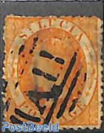 Saint Lucia 1864 1sh, Perf. 12.5, Stamp Out Of Set, Used Stamps - St.Lucia (1979-...)