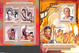 Guinea Bissau 2012 100 Years Bollywood 2 S/s, Mint NH, Performance Art - Film - Movie Stars - Kino