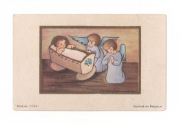 Enfant Jésus Et Anges, Nativité, Noël, éd. Alleluia N° 1024 - Images Religieuses