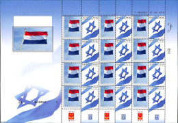 Israel 2010 My Stamp, M/s With Personal Tabs, Mint NH, History - Flags - Netherlands & Dutch - Ungebraucht (mit Tabs)