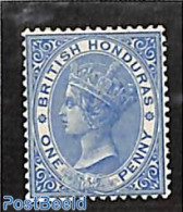 Belize/British Honduras 1882 1d, WM Crown-CA, Stamp Out Of Set, Unused (hinged) - British Honduras (...-1970)