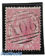 Belize/British Honduras 1865 6d, Without WM, Used, Used Stamps - Britisch-Honduras (...-1970)