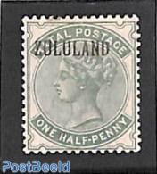 South Africa 1888 Zululand, Halfpenny, Overprint 1v, Unused (hinged) - Ongebruikt