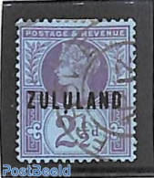 South Africa 1888 Zululand, 2.5d, Used, Used Stamps - Usados