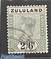 South Africa 1894 Zululand, 2/6sh, Used, Used Stamps - Gebraucht