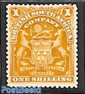 Rhodesia 1898 Br. South Africa Company, 1sh, Stamp Out Of Set, Unused (hinged), History - Coat Of Arms - Andere & Zonder Classificatie