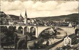 11667540 Baden AG Ortsansicht Mit Bruecke Baden - Otros & Sin Clasificación