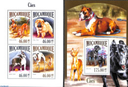 Mozambique 2013 Dogs 2 S/s, Mint NH, Nature - Dogs - Mozambique