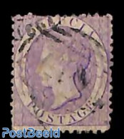 Saint Lucia 1864 6d Violet, Perf. 12.5, Used, Used Stamps - St.Lucie (1979-...)