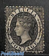 Saint Lucia 1864 1d, Perf. 12.5,  Used, Used Stamps - St.Lucia (1979-...)