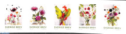 Sweden 2021 Late Summer Flowers 5v S-a, Mint NH, Nature - Flowers & Plants - Nuevos