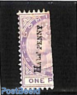 Dominica 1882 Half Penny On 1d, Unused (hinged) - Dominikanische Rep.