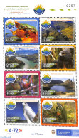 Colombia 2021 Bio Diversity 8v M/s, Mint NH, Nature - Birds - Birds Of Prey - Frogs & Toads - Kolumbien