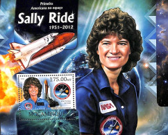 Mozambique 2012 Sally Ride S/s, Mint NH, Transport - Space Exploration - Mozambique