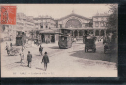 Cpa 75 Paris La Gare De L'Est - Metro, Stations