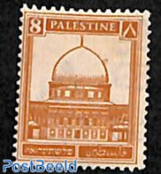 Palestinian Terr. 1927 8m, Stamp Out Of Set, Unused (hinged) - Palästina