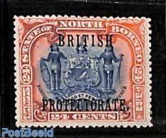 North Borneo 1901 24c, Stamp Out Of Set, Unused (hinged), History - Coat Of Arms - Borneo Septentrional (...-1963)