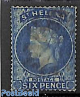 Saint Helena 1861 Six Pence, Used, Used Stamps - St. Helena