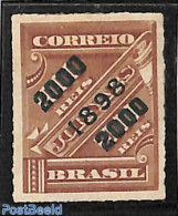 Brazil 1898 2000R On 1000R, Brown, Stamp Out Of Set, Unused (hinged) - Unused Stamps