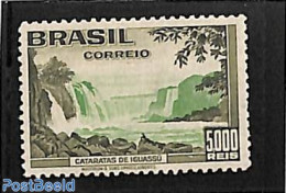 Brazil 1937 5000R, Stamp Out Of Set, Unused (hinged), Nature - Various - Water, Dams & Falls - Tourism - Nuovi