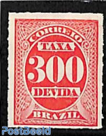 Brazil 1890 Postage Due, 300R, Stamp Out Of Set, Unused (hinged) - Andere & Zonder Classificatie