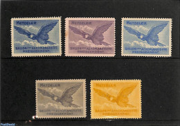 *Advertising Seals 1920 Lot With Seals, Metzeler, Unused (hinged), Transport - Aircraft & Aviation - Aerei