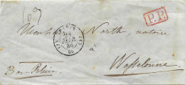 FRANCE Préphilatélie 1846: LSC De Paris Pour Wasselone (B. Rhin) En PP (7 Décimes) - 1801-1848: Précurseurs XIX