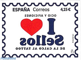 Spain 2021 Temp. Tatto 1v, Mint NH, Various - Other Material Than Paper - Art - Tattoos - Neufs