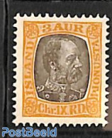 Iceland 1902 3A, On Service, Stamp Out Of Set, Mint NH - Other & Unclassified