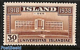 Iceland 1938 30a, Stamp Out Of Set, Mint NH, Science - Education - Neufs